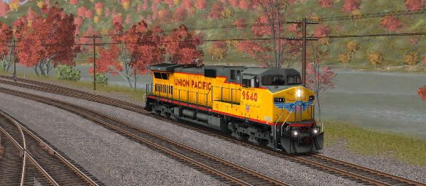 UP Dash 9-44CW-Lightning Stripe preview image