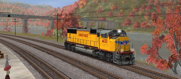 UP Flag painted SD70M preview image