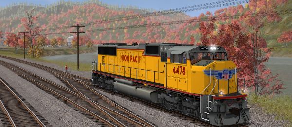 UP letters painted SD70M preview image