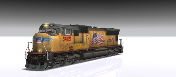 UP SD70M Flared Radiator Loco preview image